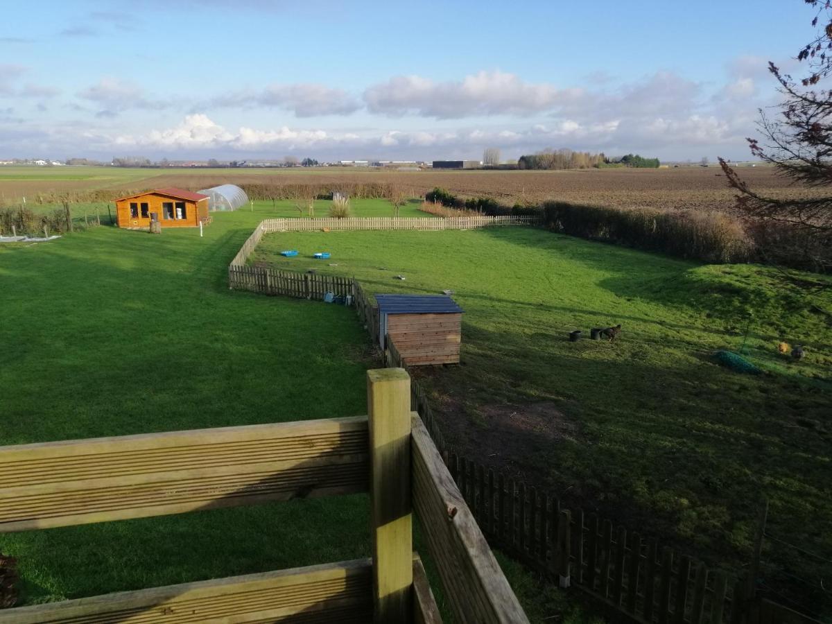 Etage à la ferme indépendant avec piscine intérieure privative Bassee Exterior foto